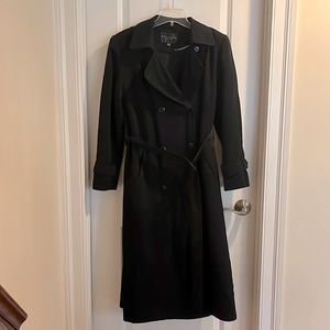 Black trench coat